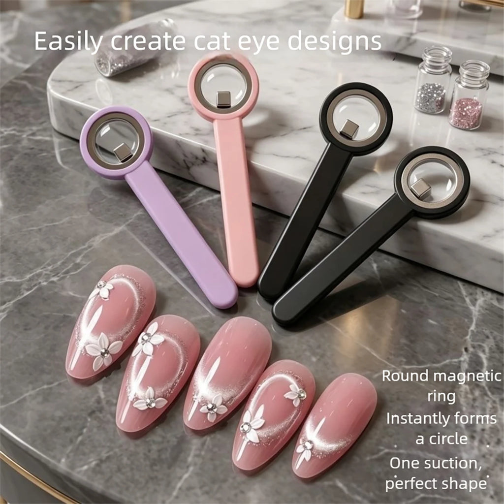 CatEyePro™ Magnet Tool 💅🌟 – Create Salon-Style Nails