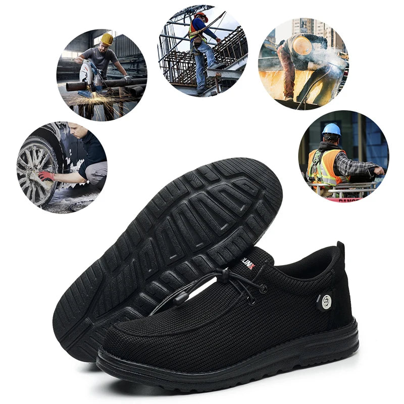 IronStride™ Safety Sneakers 🔩👟 — Puncture-Resistant Protection