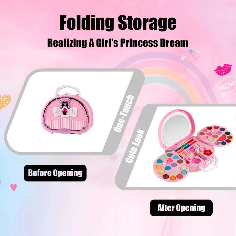 GlamMini™ Makeup Set 💄🎀 — Fun, Washable Pretend Play