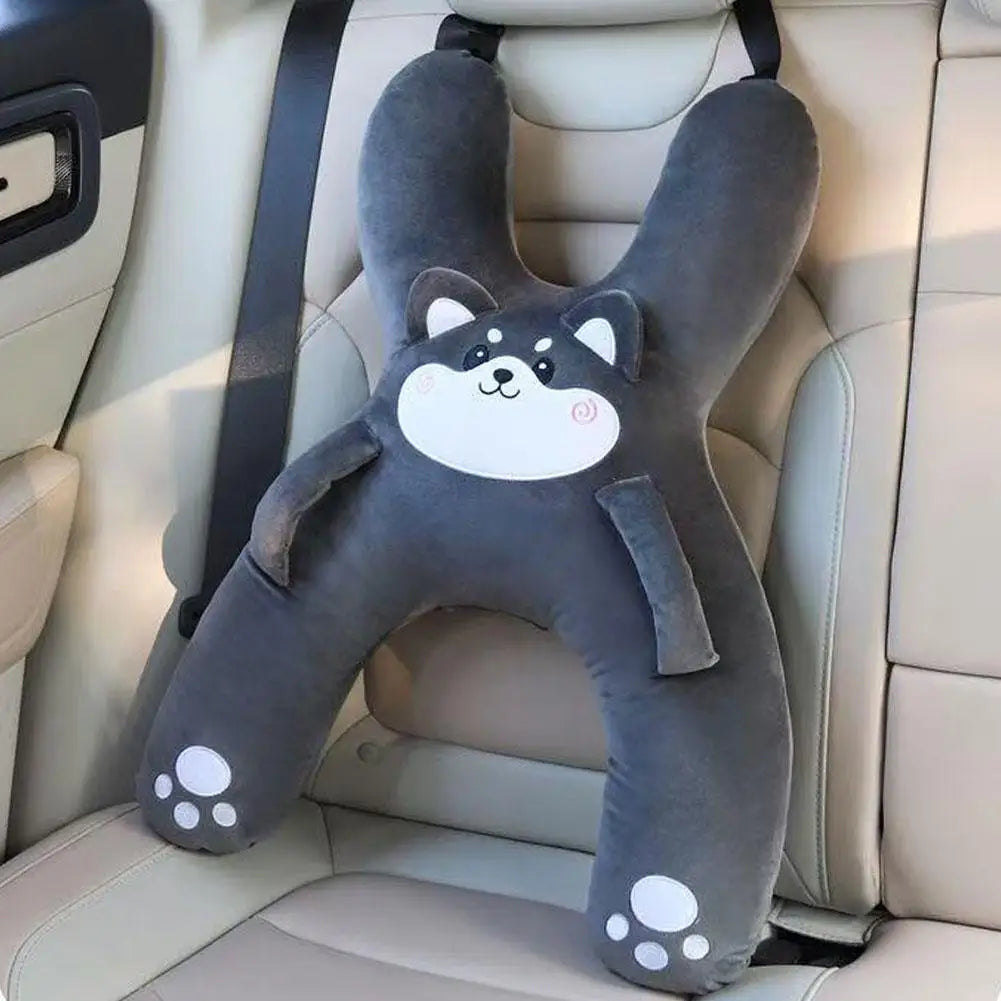 SnuggleSafari™ Travel Pillow 🦁💤 — Cozy Comfort for Little Adventures