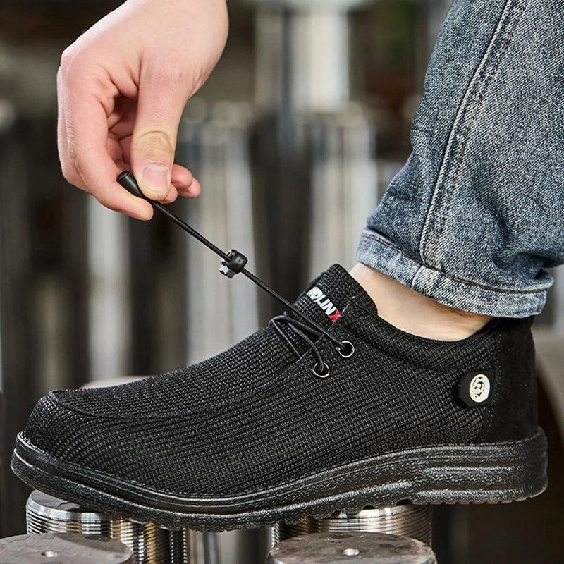 IronStride™ Safety Sneakers 🔩👟 — Puncture-Resistant Protection