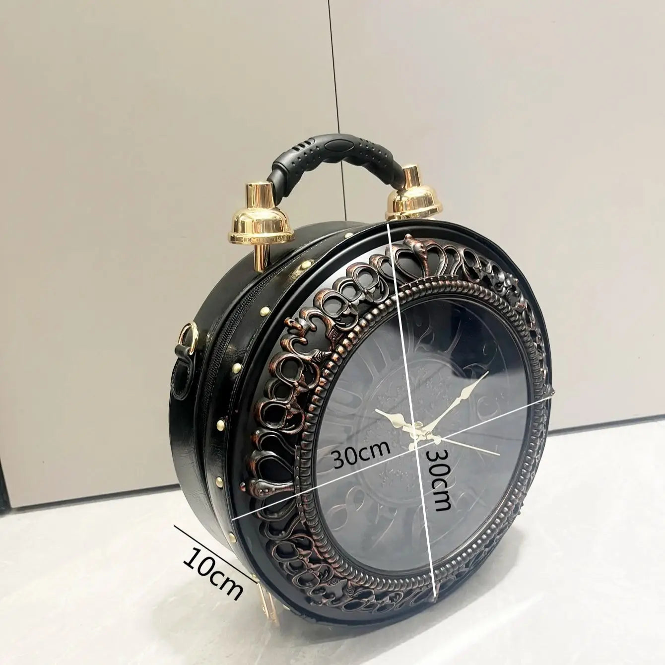 TimeLuxe™ Clock Bag ⏰👜 — Timeless Fashion, Everyday Elegance