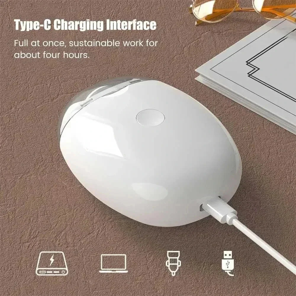 2in1 Electric Nail Clipper Cutter with LED Light Anti-Pinch Automatic Nail Grinder Trimmer for Baby Mini Manicure Tool Nail Care