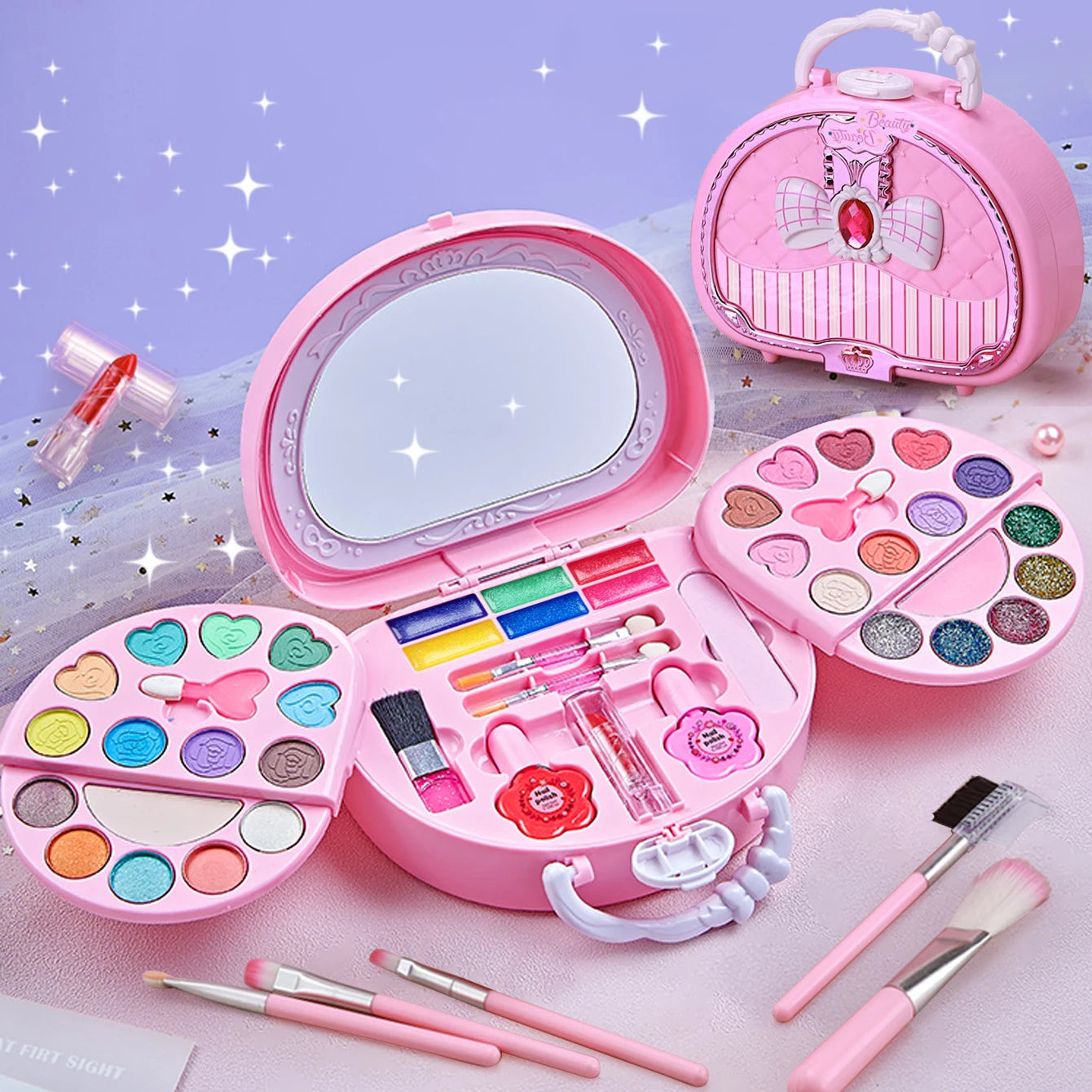 GlamMini™ Makeup Set 💄🎀 — Fun, Washable Pretend Play