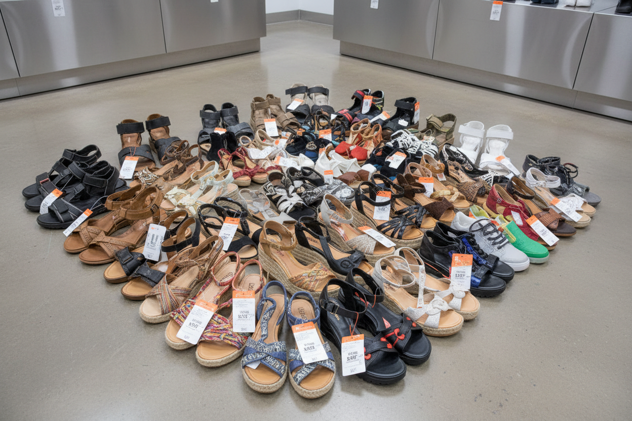 Full Mixed Shoes Pallet