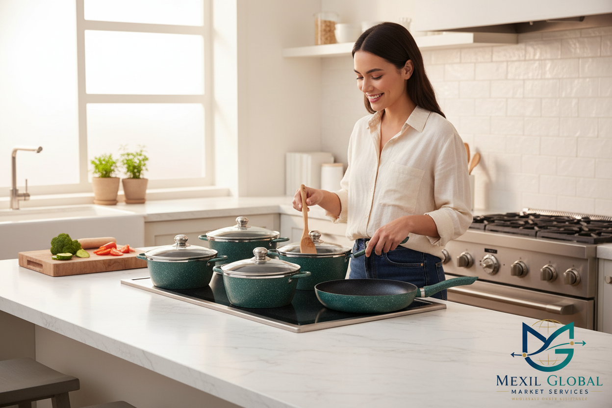 Green Cookware - Kitchen Lifestyle