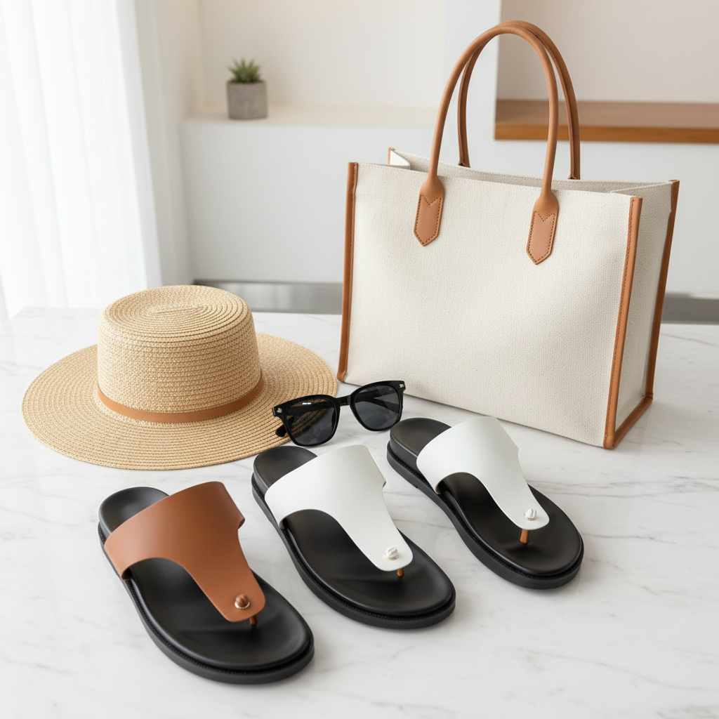 Women's Wide Strap Thong Slide Sandals Mix A-H1515 – $15.00/unit | MOQ 24