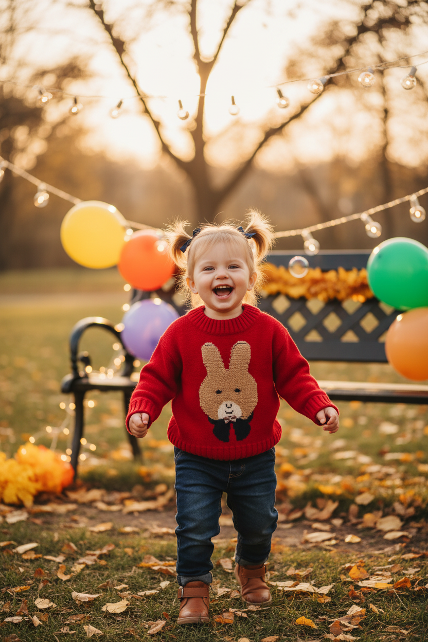 Kids Red Bunny Rabbit Knit Sweater | $3.80/unit | MOQ 24
