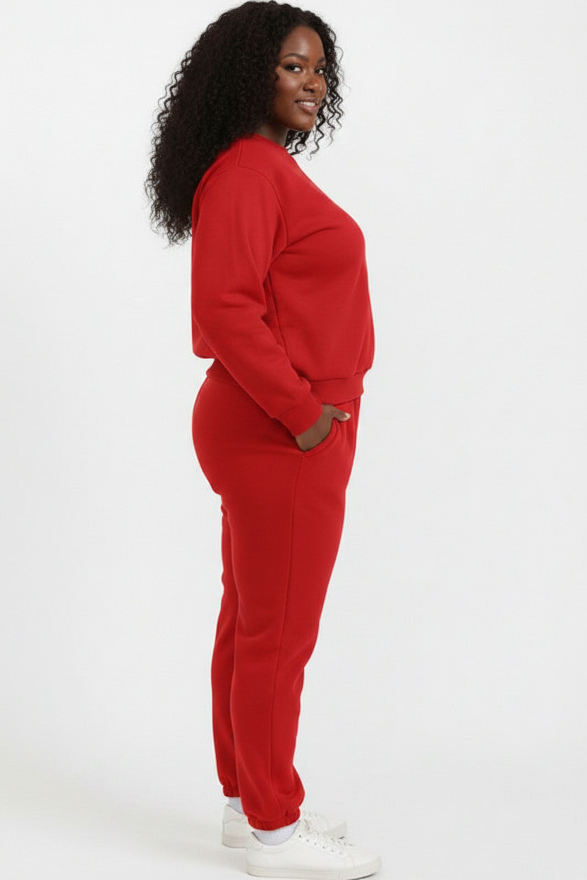 Fleece Tracksuit Set | $17/pc | MOQ 4 pack per Color. Pack 1xl -2xl -3xl . 2-2-2