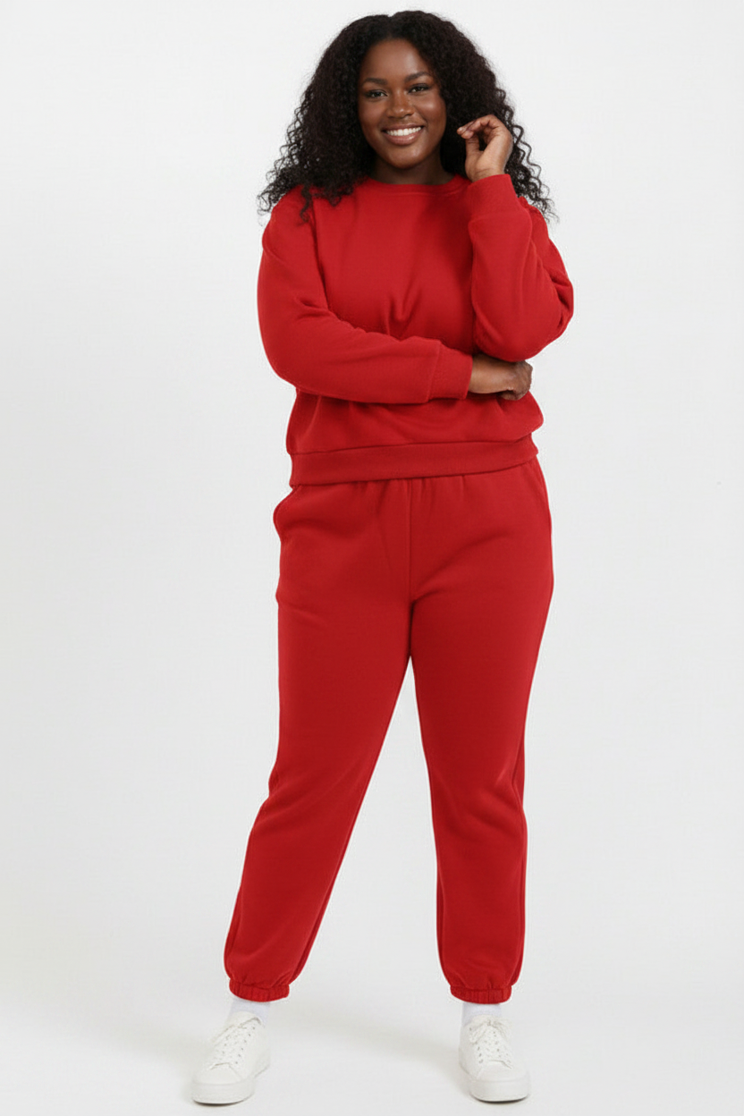 Fleece Tracksuit Set | $17/pc | MOQ 4 pack per Color. Pack 1xl -2xl -3xl . 2-2-2