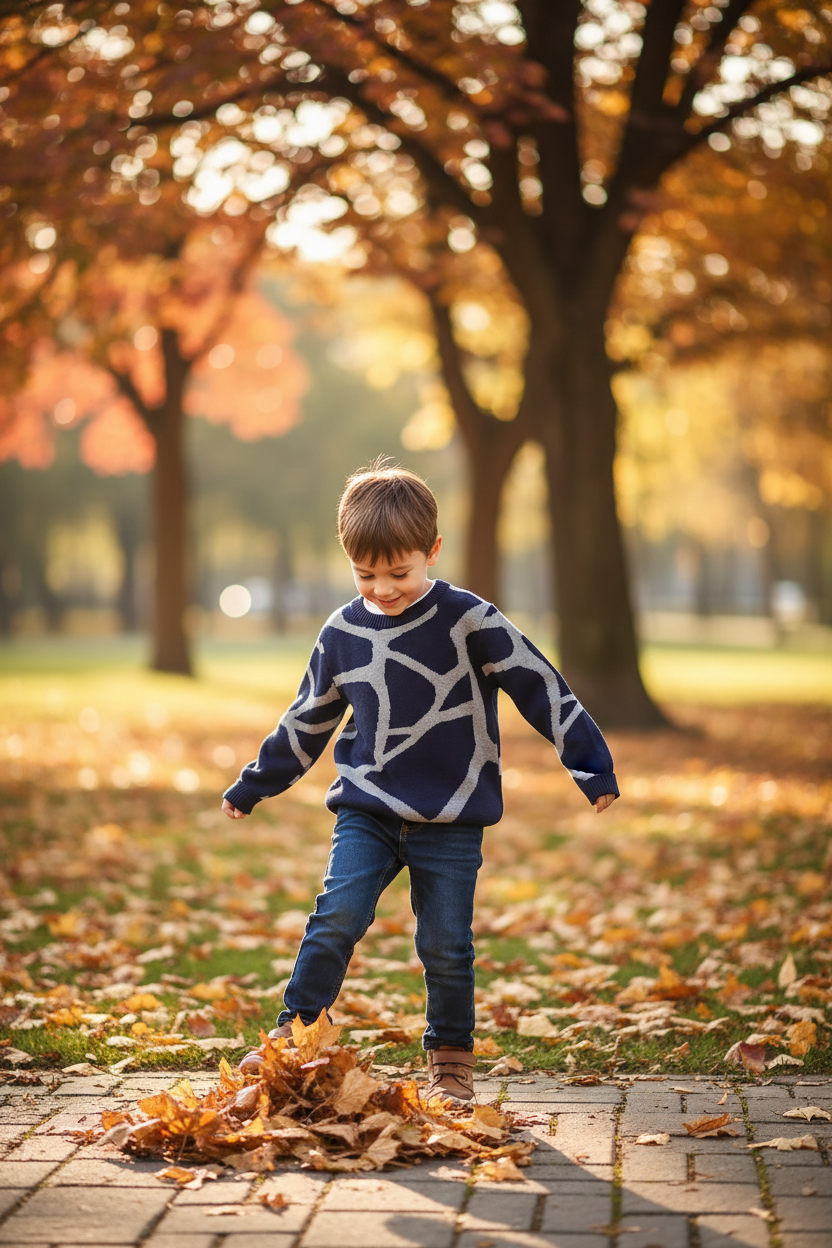 Boys Geometric Knit Sweater | $3.80/unit | MOQ 24
