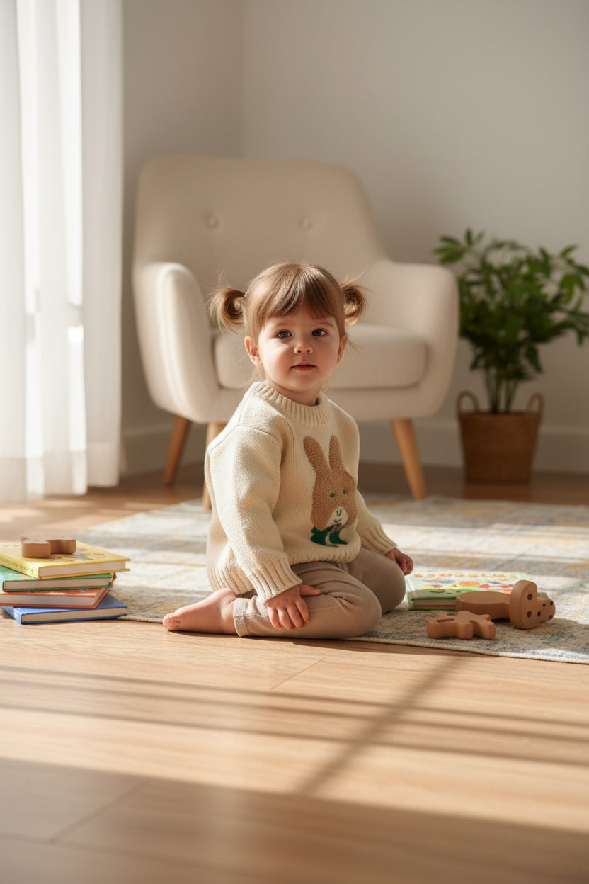 Kids Bunny Rabbit Knit Sweater | $3.80/unit | MOQ 24