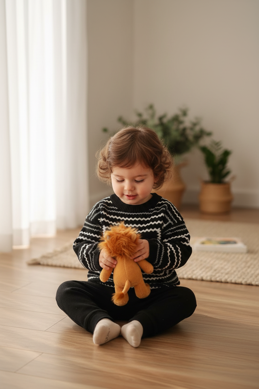 Kids Geometric Zigzag Knit Sweater | $3.80/unit | MOQ 24