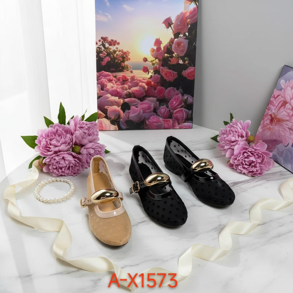 Ballet Flats A-X1573 | MOQ 24 | $15/pair MOQ 24 Mix .