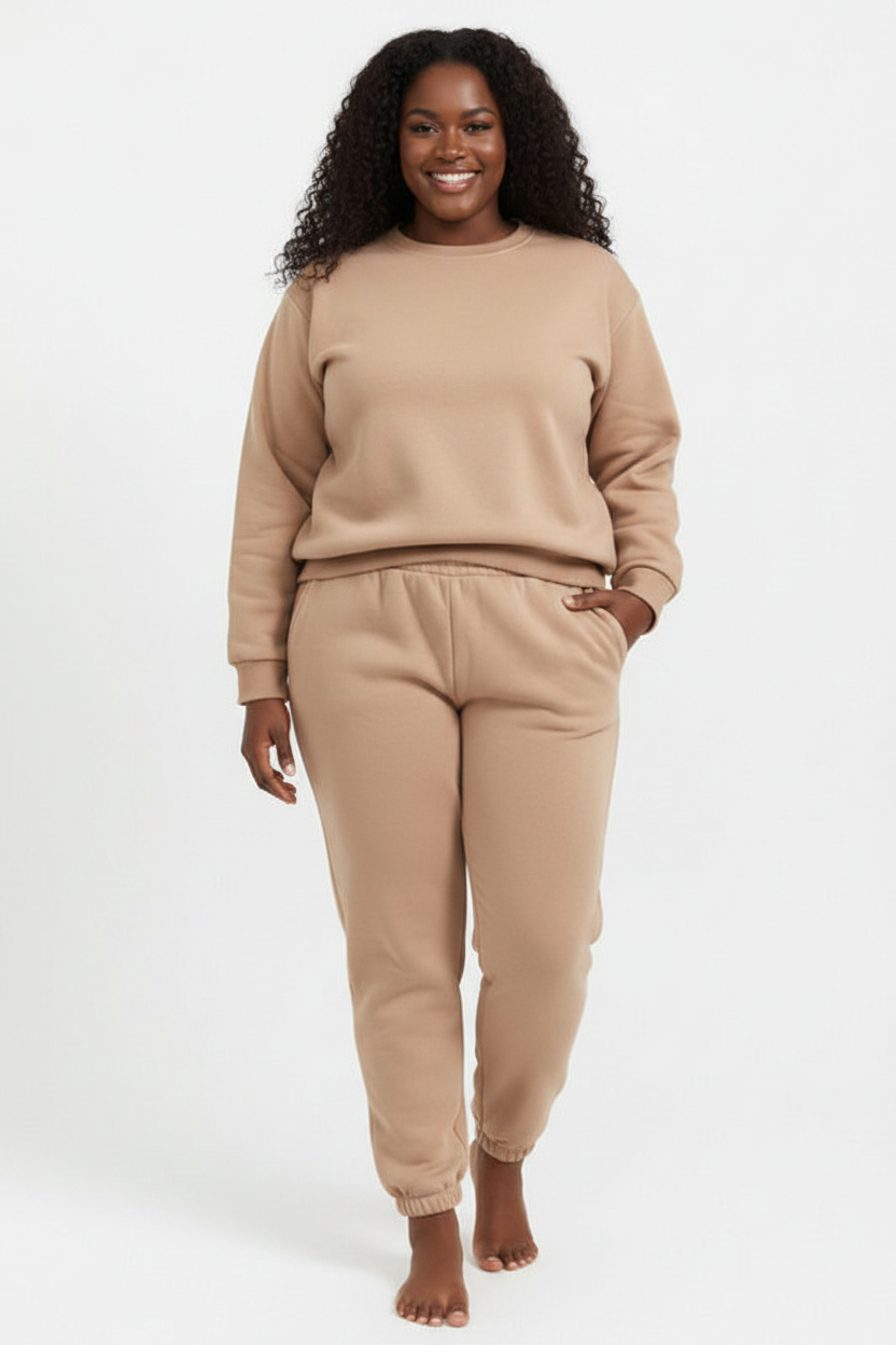 Fleece Tracksuit Set | $17/pc | MOQ 4 pack per Color. Pack 1xl -2xl -3xl . 2-2-2