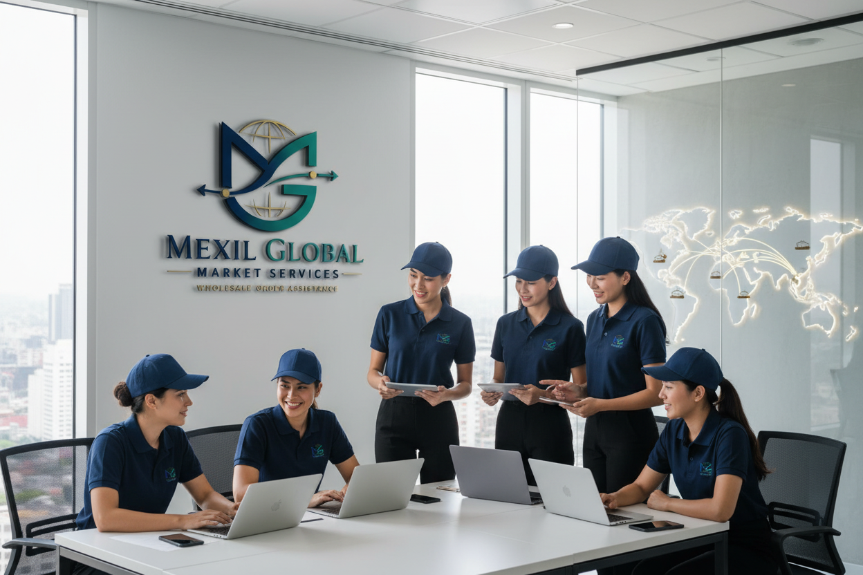 Mexil Global Market Corporate Office with Logo