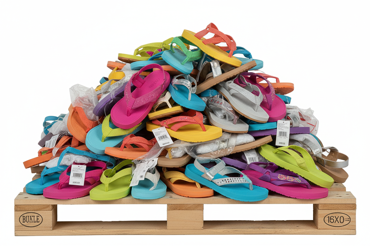 Women's and Kids Sandals Pallet